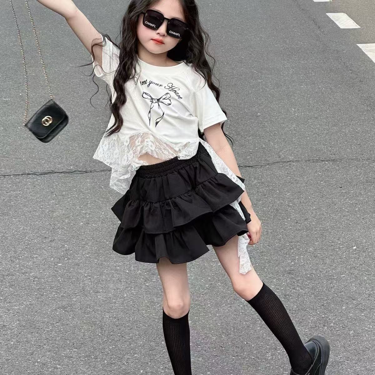 Summer Clothing For Teen Girls - Girls Clothing Set Summer New Lace