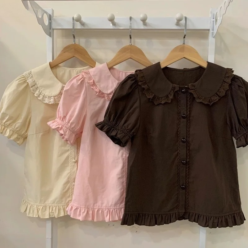 Summer Clothing Bundle - Summer Japanese Kawaii Lolita Shirts Women