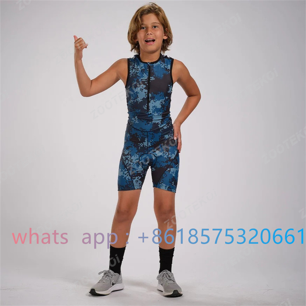 Summer Clothing Kids Sale - Zootekoi Boys Girls Universal Triathlon Sleeveless