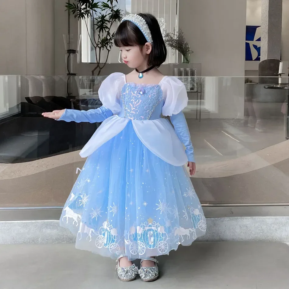 Cinderella Princess Cosplay Dr - Summer Clothing Kids ulasan dan harga