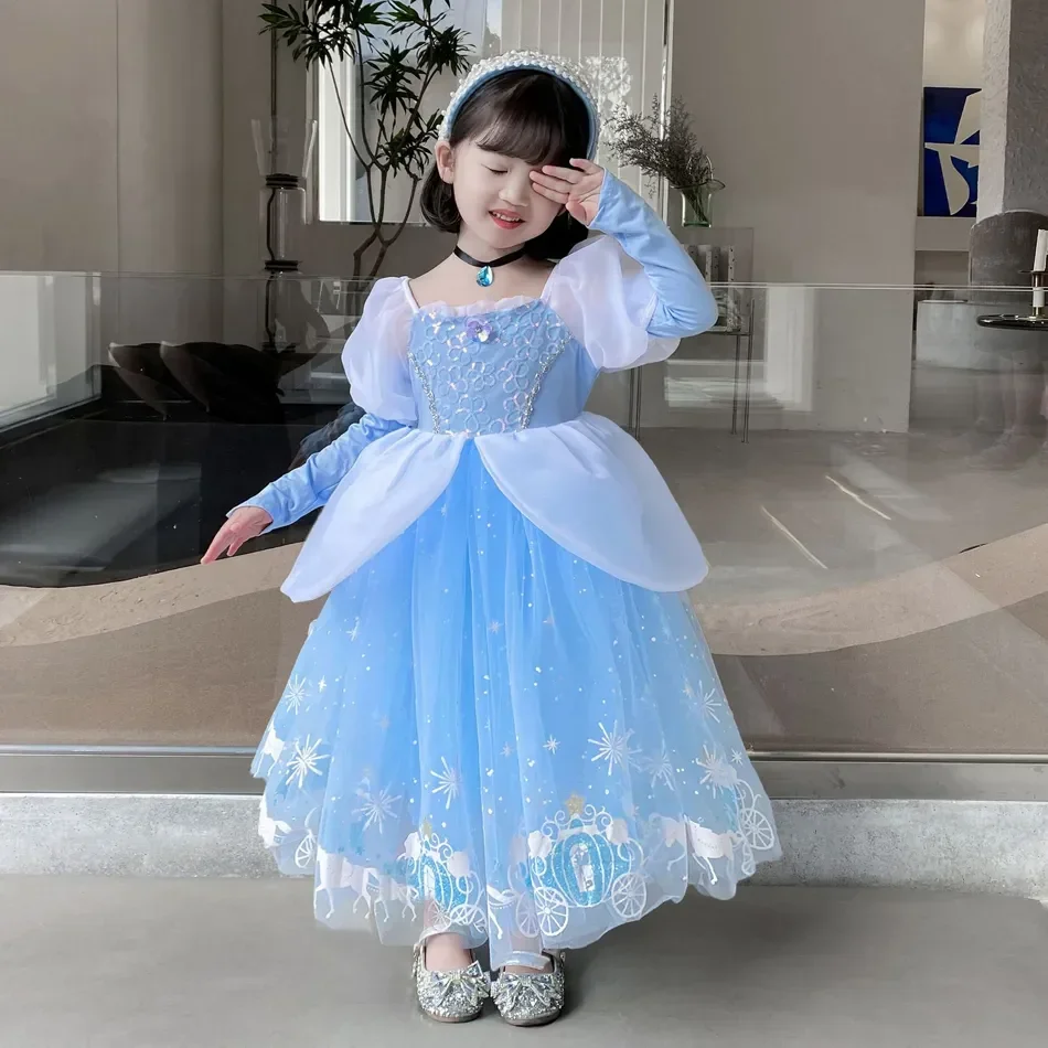 Cinderella Princess Cosplay Dr - Summer Clothing Kids ulasan dan harga