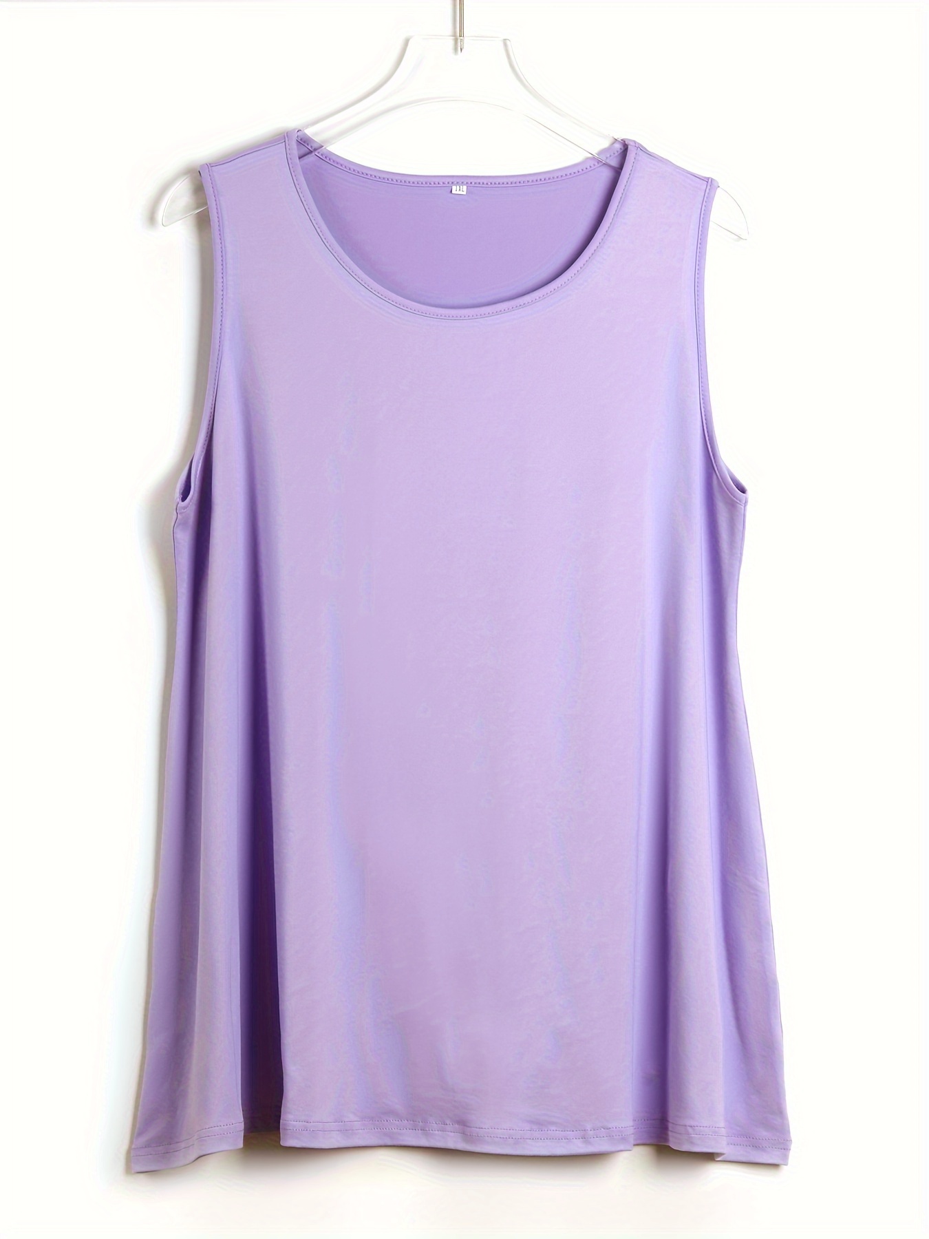 Plus Size Simple Solid Tank To - Summer Clothing Clearance ulasan dan harga
