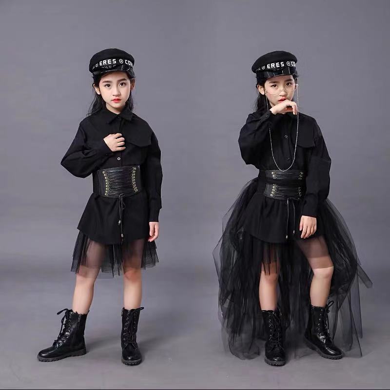Children's Black Suit Girls Mo - Summer Clothing For Girls ulasan dan harga