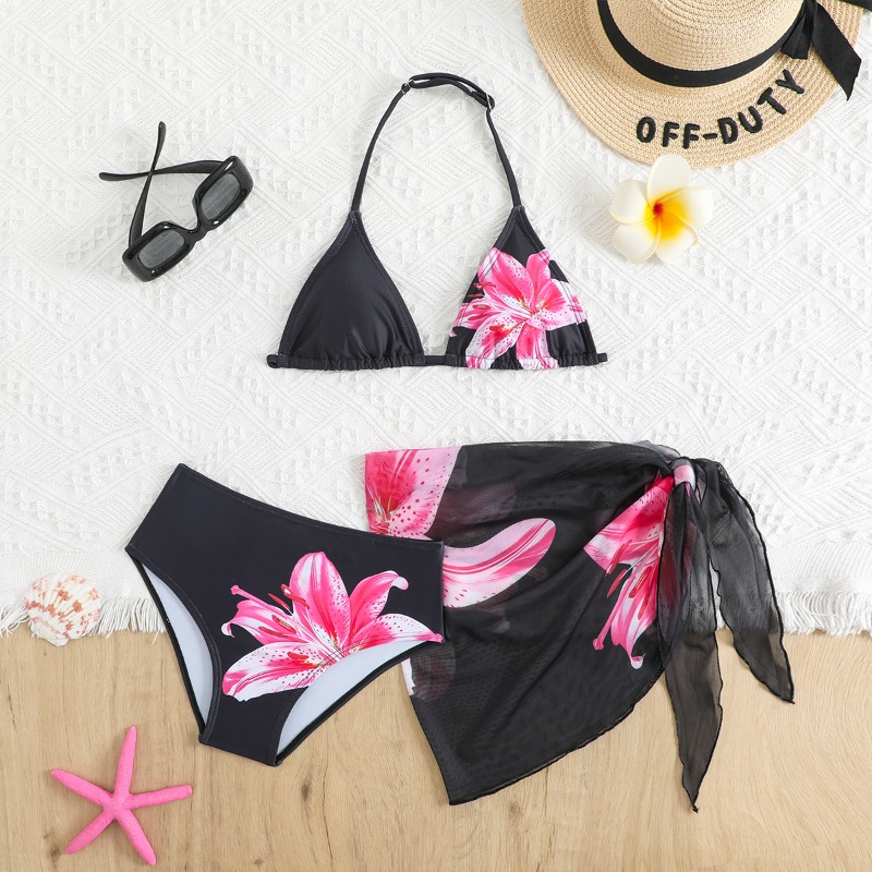 7-16Yrs Girls Bikinis Suits UN - Summer Clothing For Teen Girls ulasan dan harga