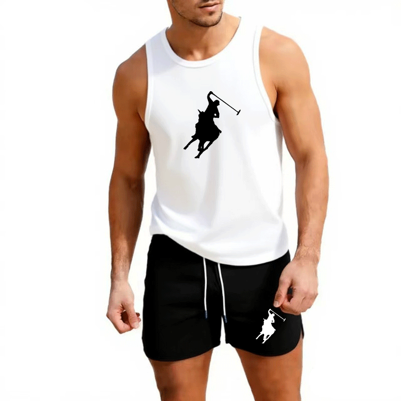 European Men Summer Vest and S - Summer Outdoor Clothing ulasan dan harga