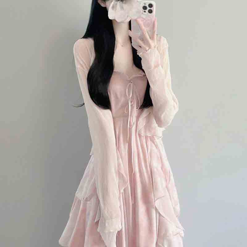 Spring Autumn New Sweet Girls  - Summer Clothing For Girls ulasan dan harga