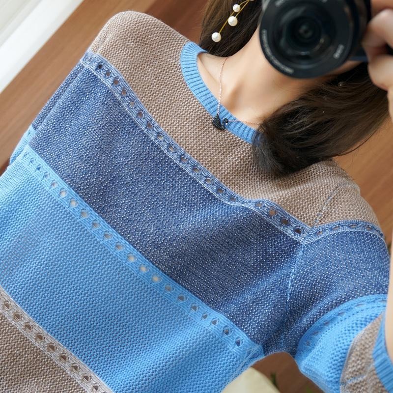 Women Sweater 3/4 Sleeve Korea - Summer Clothing Yarn ulasan dan harga