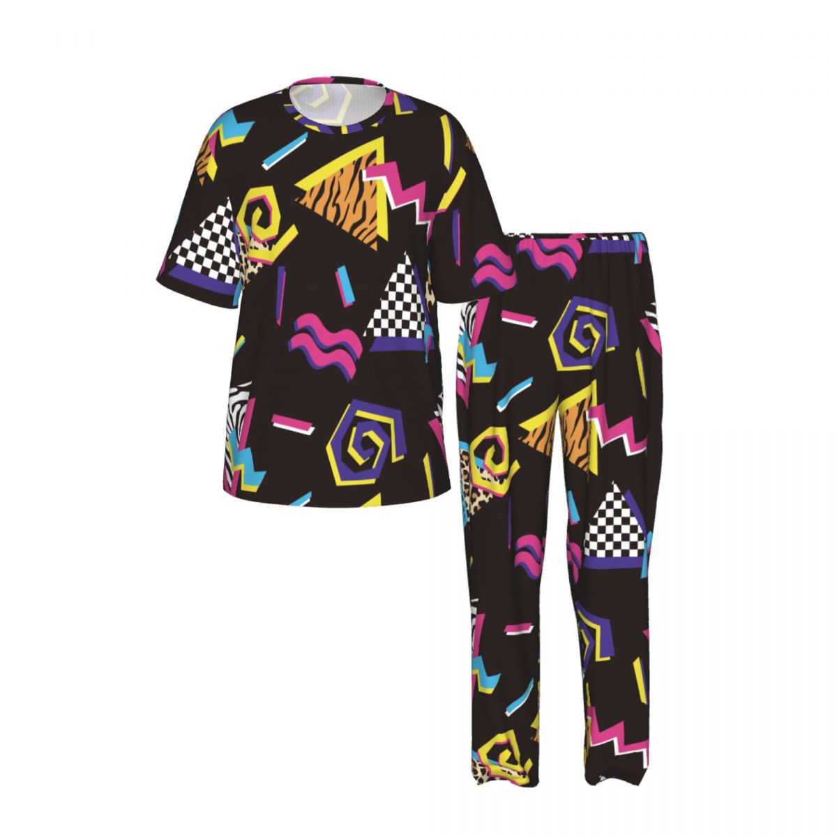 Men Pajamas Suit Short Sleeved - Summer Clothing Styles ulasan dan harga