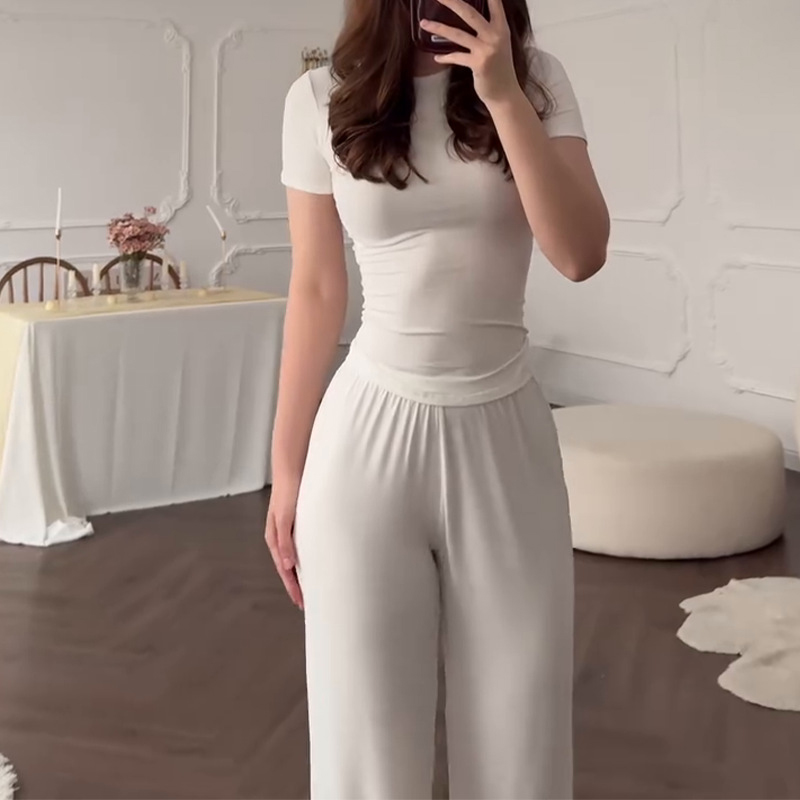 Casual Long Pants Suits Women  - Summer Clothing Bundle ulasan dan harga