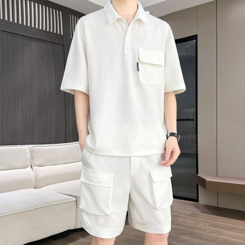 Men's Summer Short Sleeve Polo - Summer Outdoor Clothing ulasan dan harga
