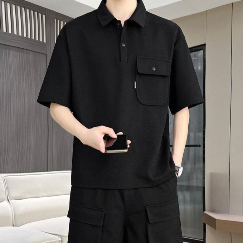 Men's Summer Short Sleeve Polo - Summer Outdoor Clothing ulasan dan harga