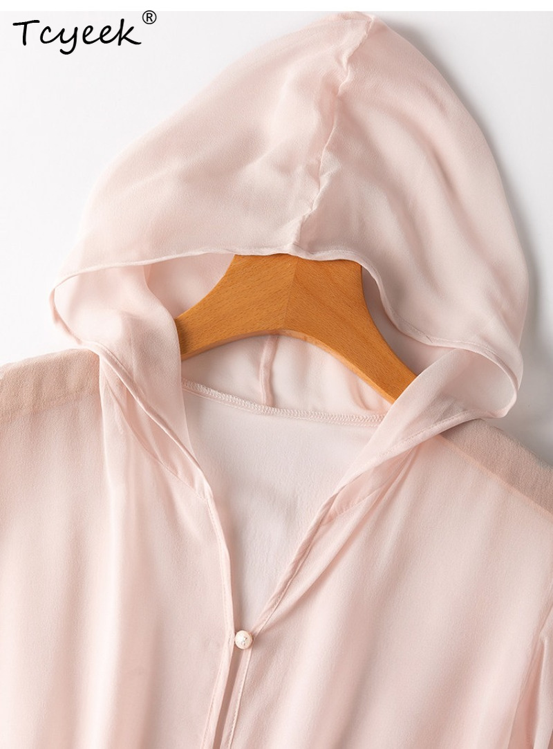 Tcyeek 100% Real Mulberry Silk - Summer Clothing Women ulasan dan harga