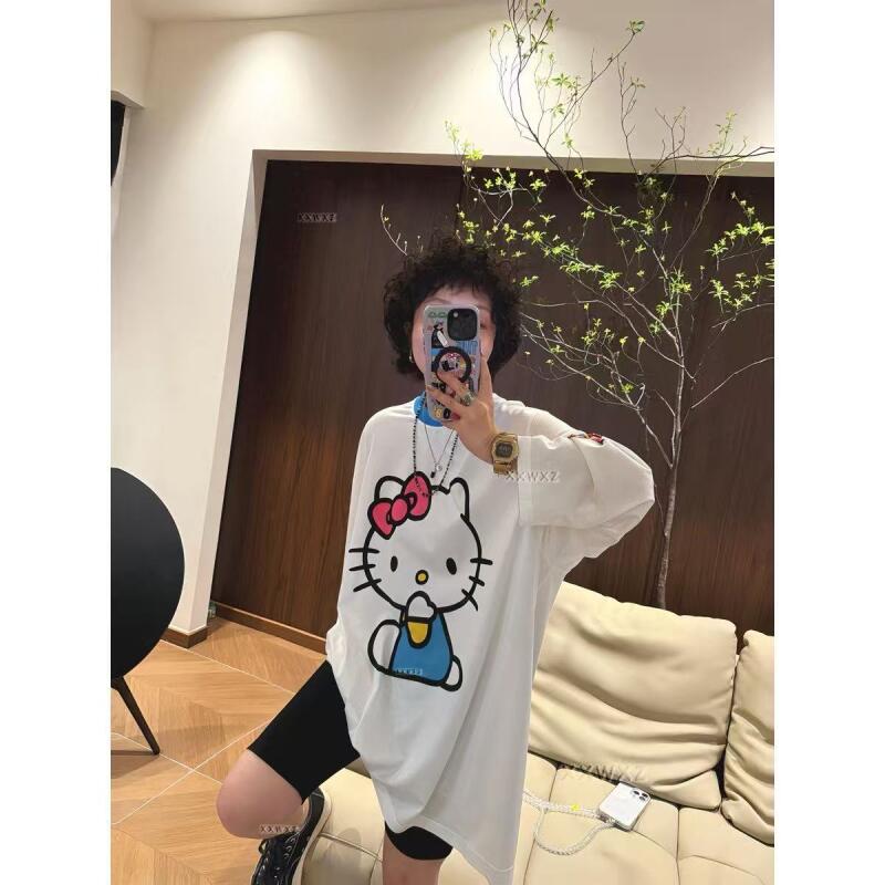 Long-Sleeved Hello Kitty Summe - Summer Clothing Women ulasan dan harga