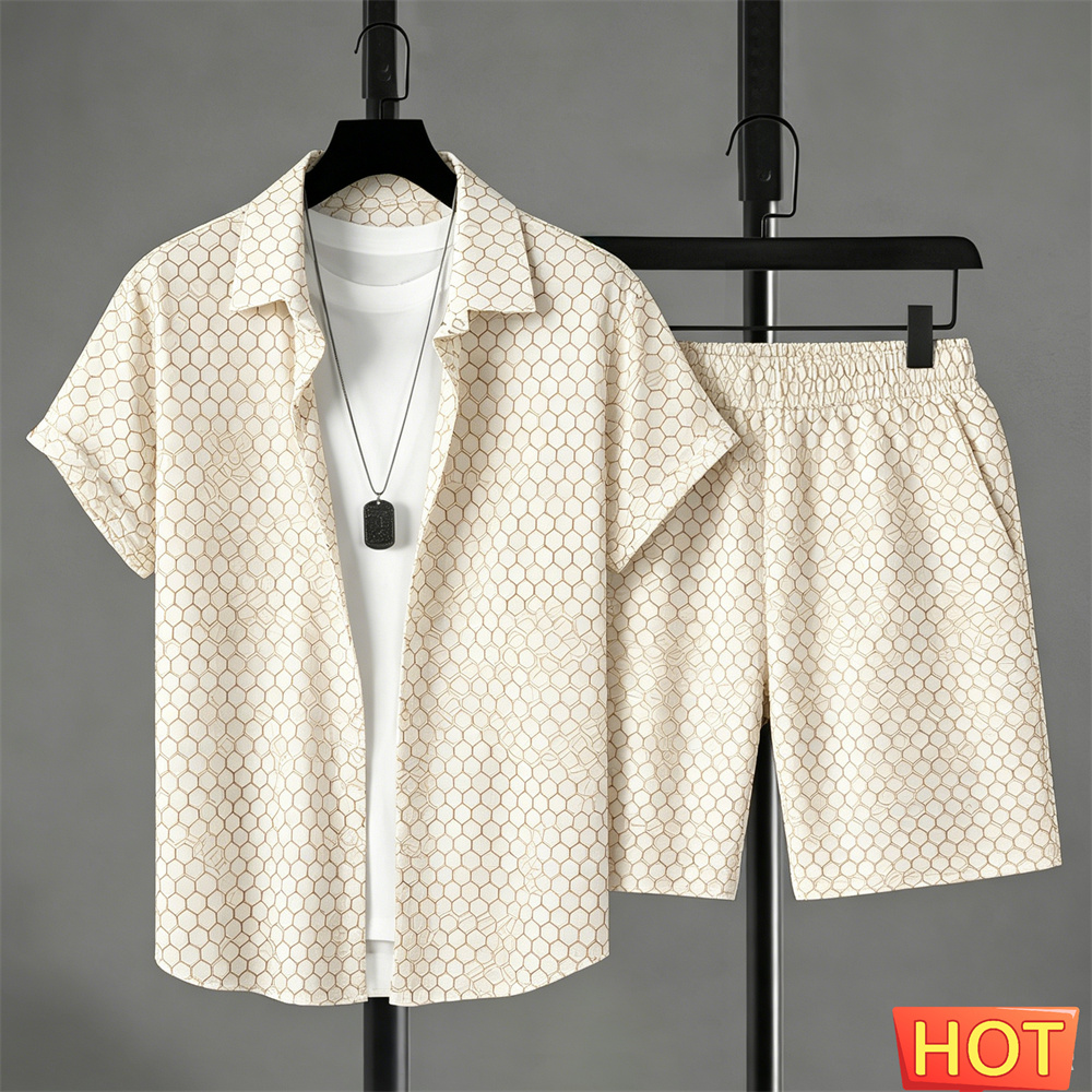 Summer Outfits Man Shirt Set G - Summer Clothing Haul ulasan dan harga