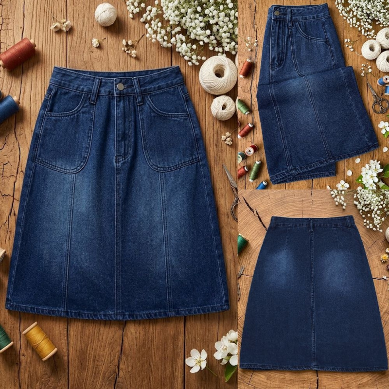 Women's High-Waisted Mid-Lengt - Summer Quilt ulasan dan harga