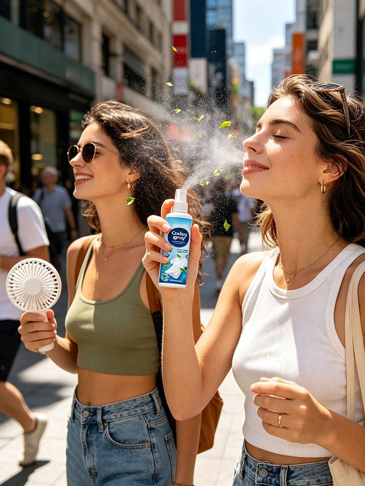 100ml Summer Cooling Spray Por - Summer Clothing Clearance ulasan dan harga