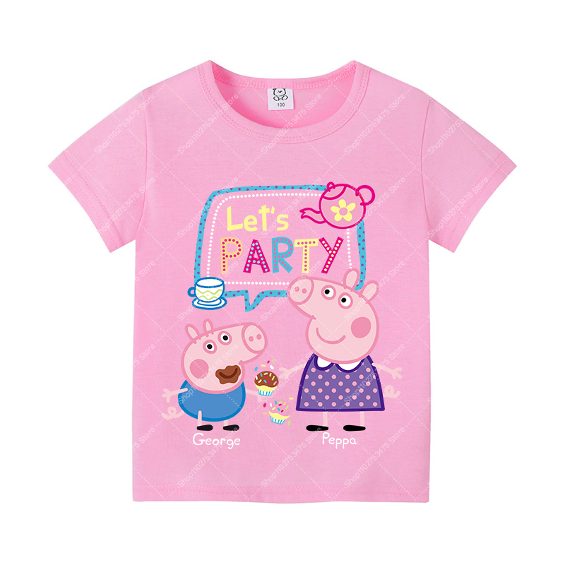 Kids Girl Cute Cotton T-shirt  - Summer Clothing For Girls ulasan dan harga