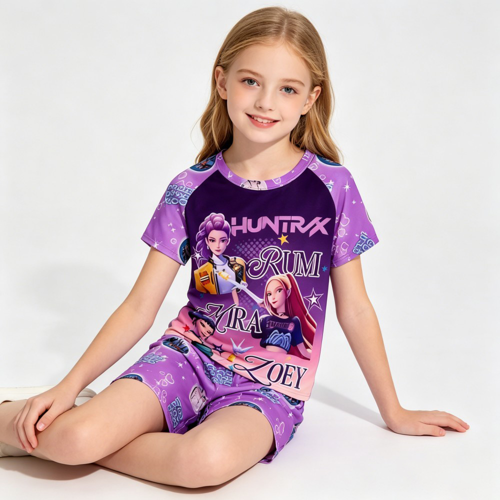 2026 New Kpop Themed Kids Paja - Summer Clothing For Teen Girls ulasan dan harga
