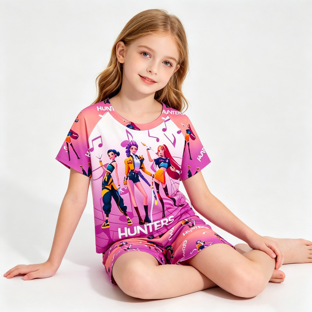 2026 New Kpop Themed Kids Paja - Summer Clothing For Teen Girls ulasan dan harga