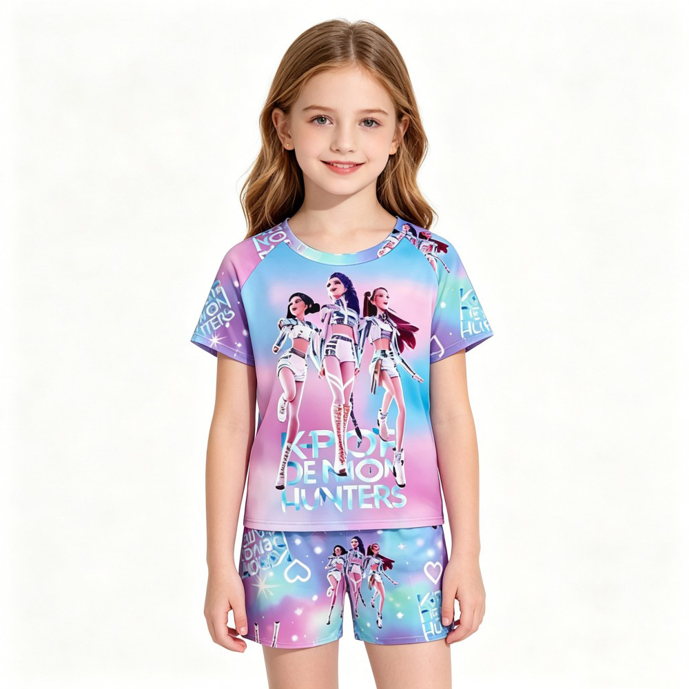 2026 New Kpop Themed Kids Paja - Summer Clothing For Teen Girls ulasan dan harga
