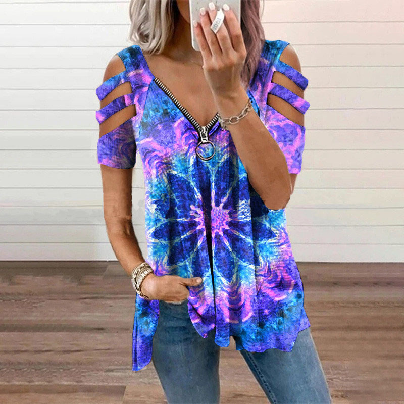 New Summer Cold Shoulder Leopa - Summer Clothing Bundle ulasan dan harga
