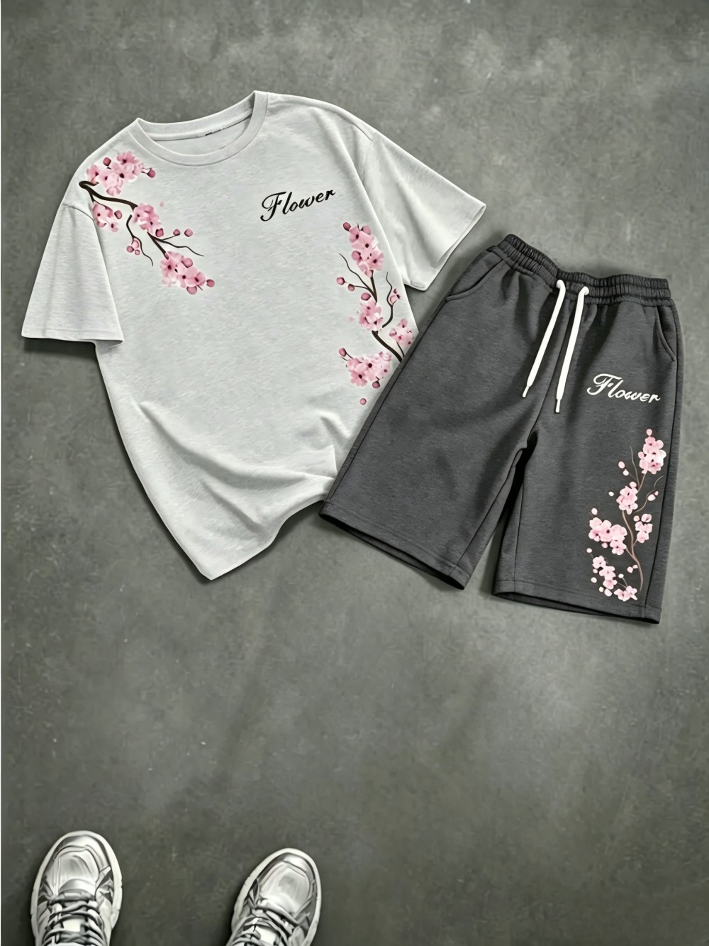 Men's Summer Cherry Blossom Le - Summer Outdoor Clothing ulasan dan harga
