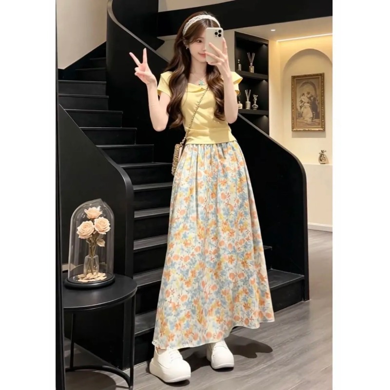 Japan Korean Women Sweet Slim  - Summer Clothing For Japan ulasan dan harga