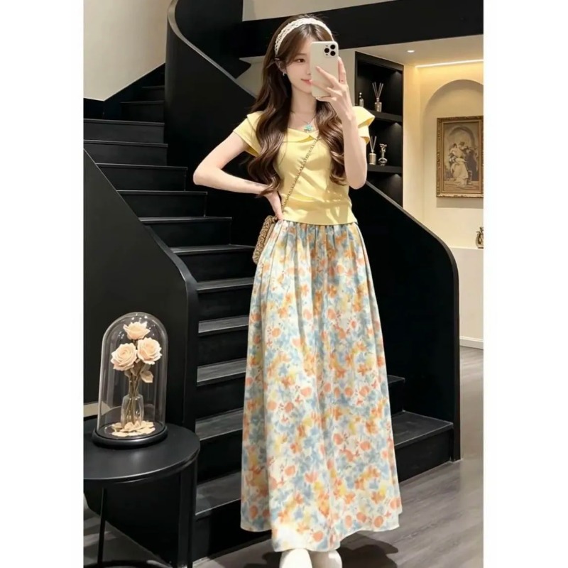 Japan Korean Women Sweet Slim  - Summer Clothing For Japan ulasan dan harga