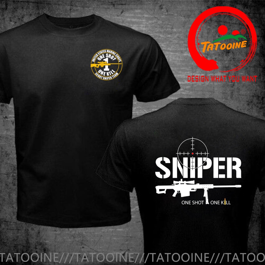 Funny Design Sniper Accuracy O - Summer Clothing Range ulasan dan harga