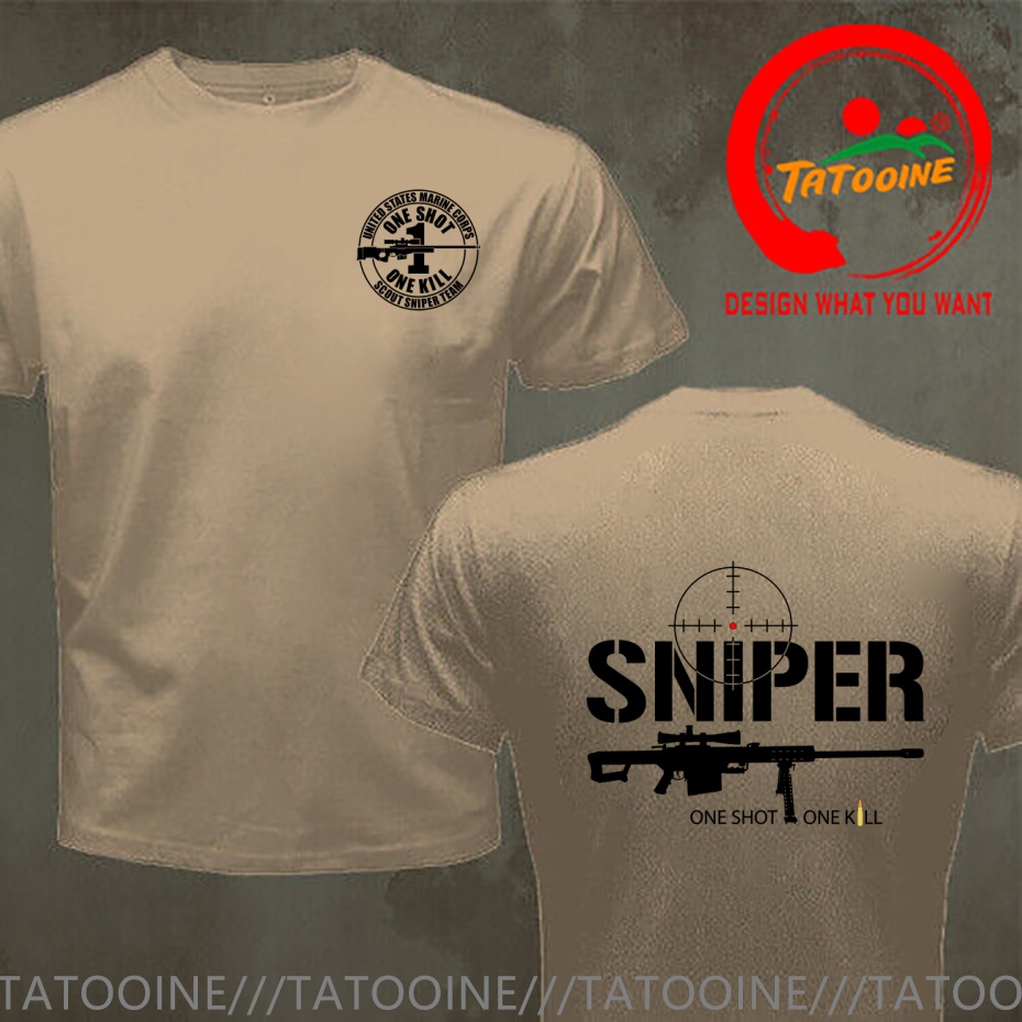 Funny Design Sniper Accuracy O - Summer Clothing Range ulasan dan harga