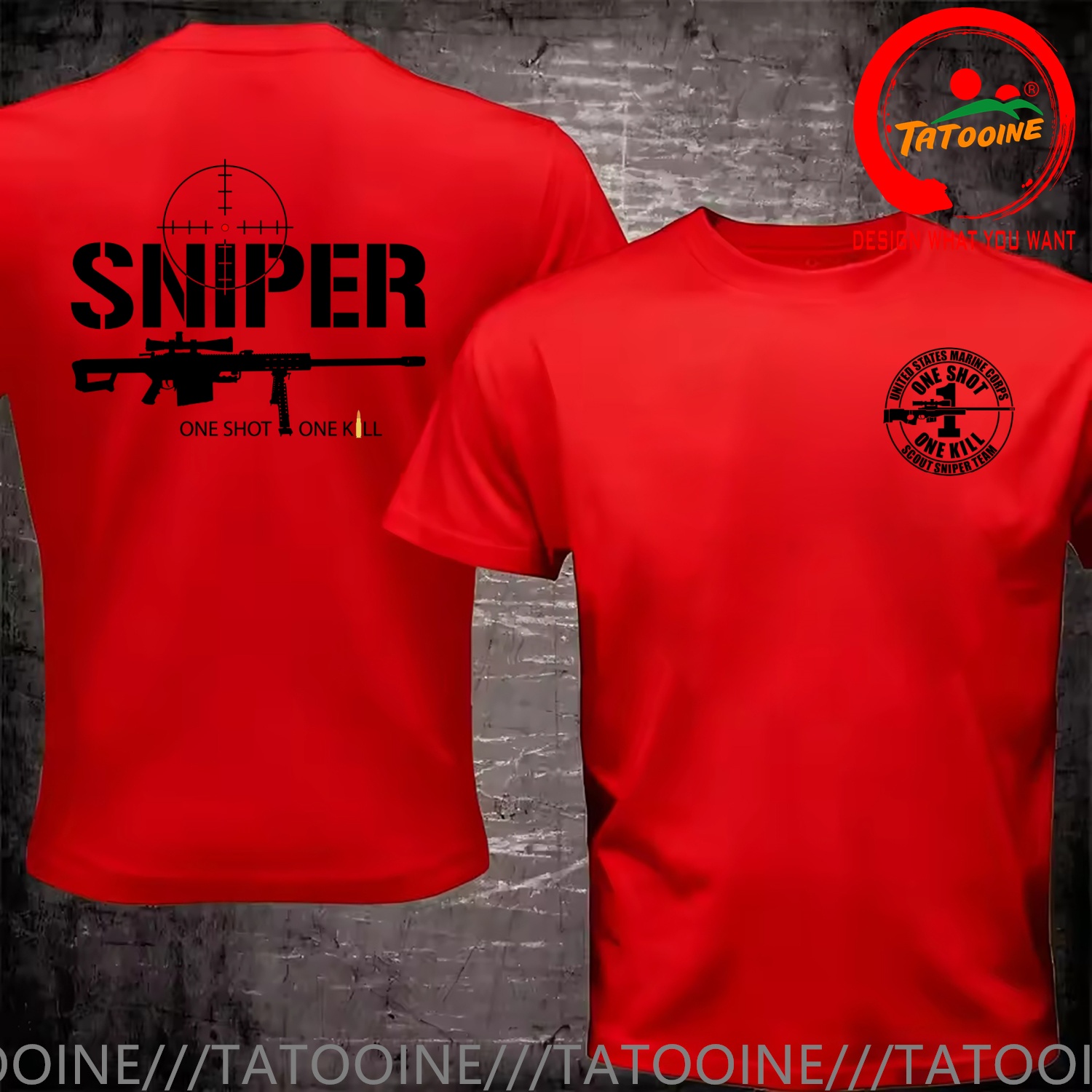 Funny Design Sniper Accuracy O - Summer Clothing Range ulasan dan harga