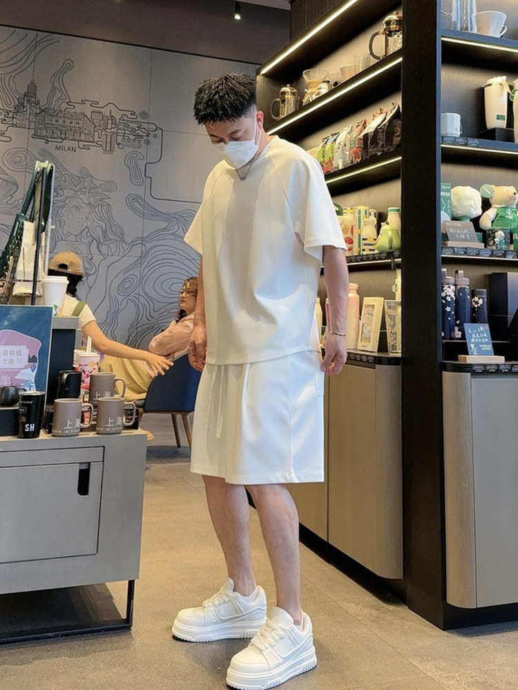 Loose Casual Men's Clothing Se - Summer Clothing Range ulasan dan harga