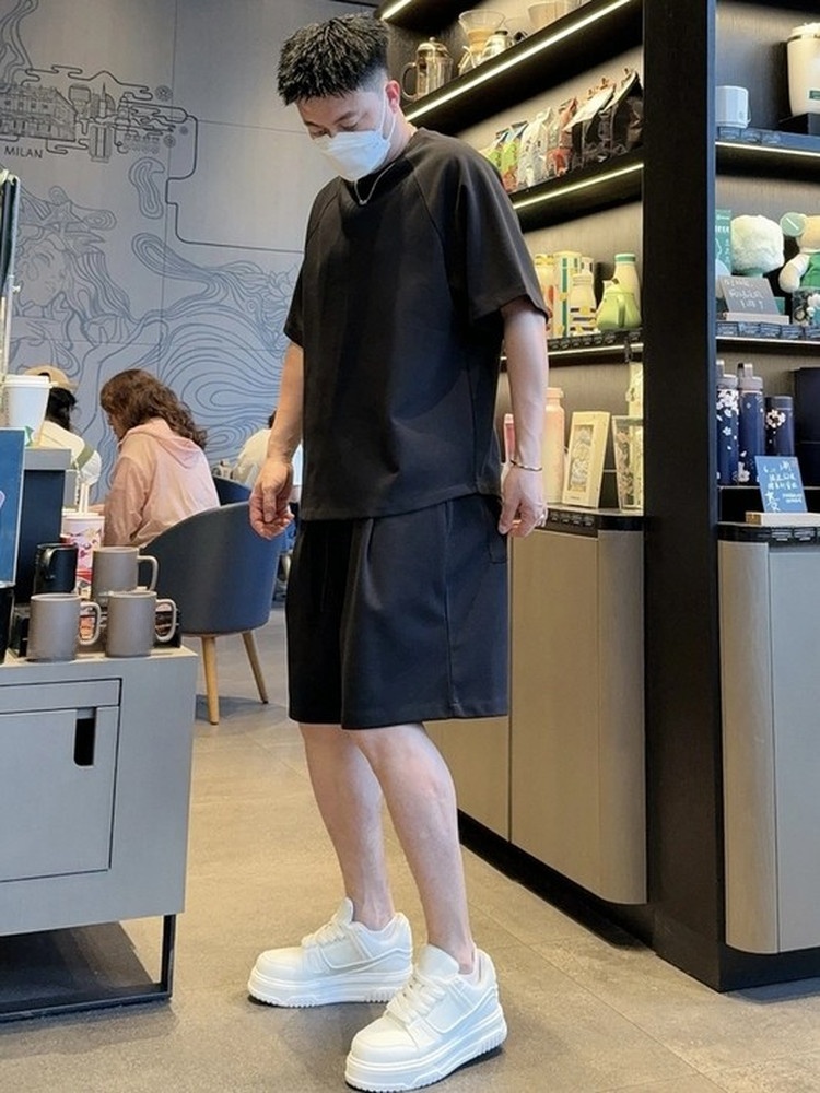 Loose Casual Men's Clothing Se - Summer Clothing Range ulasan dan harga