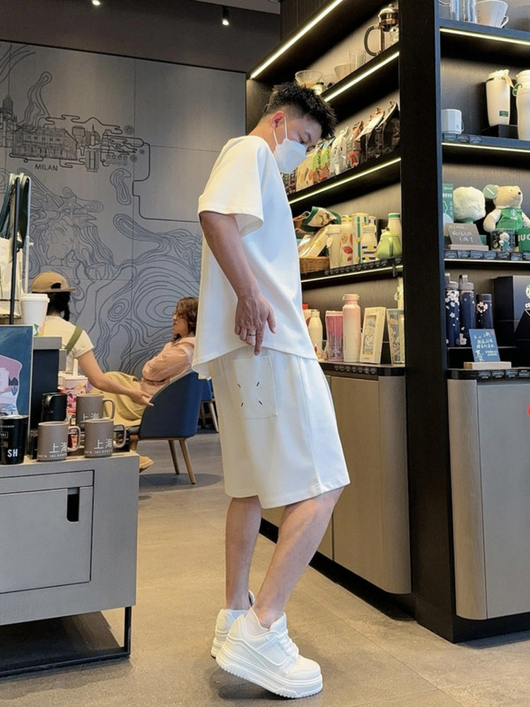 Loose Casual Men's Clothing Se - Summer Clothing Range ulasan dan harga