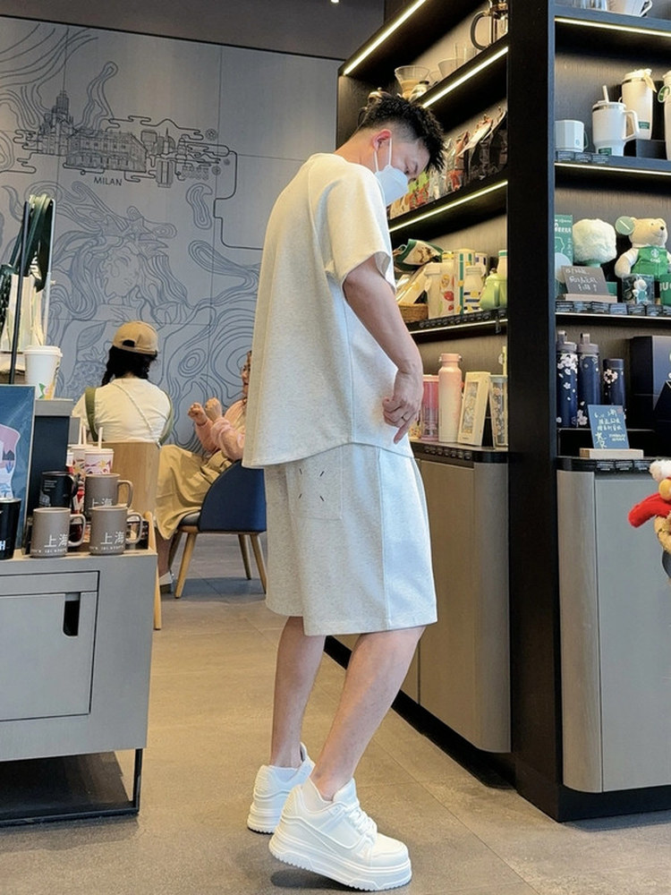 Loose Casual Men's Clothing Se - Summer Clothing Range ulasan dan harga
