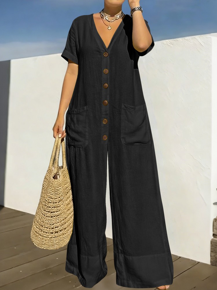 Plus Size Women Clothes Jumpsu - Summer Clothing Bundle ulasan dan harga
