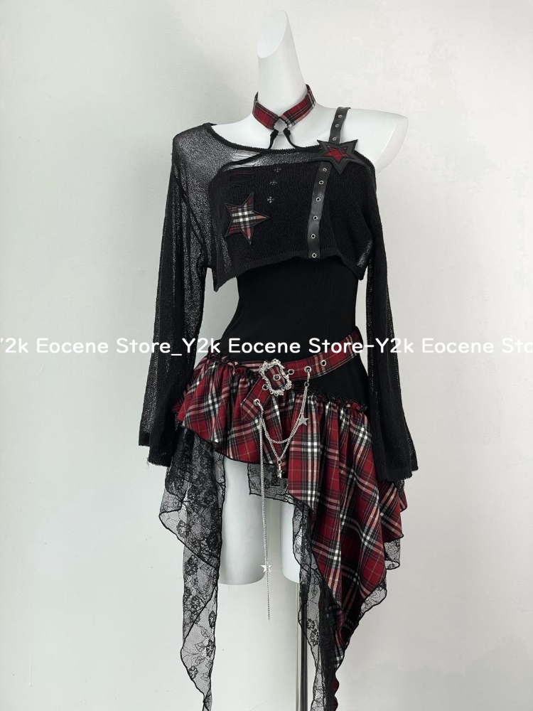 2000s Y2K Spicy Girl Design Ir - Summer Clothing Set For Girls ulasan dan harga