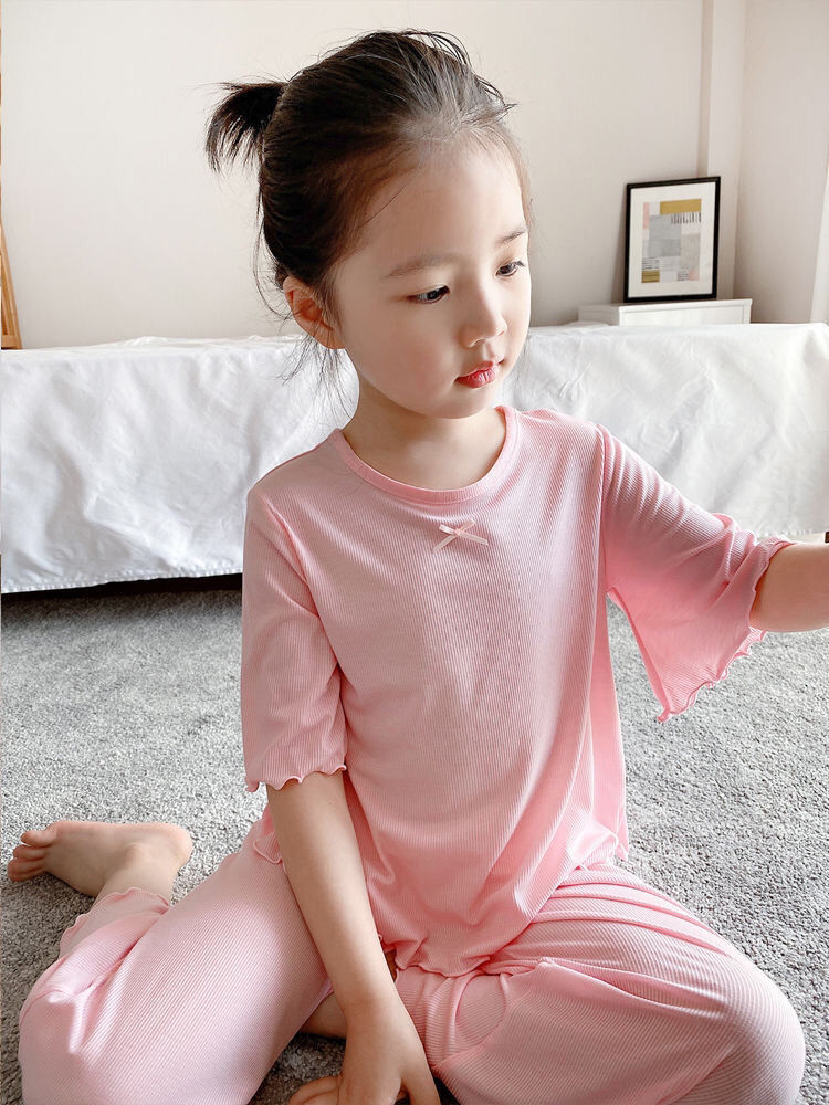 Pajamas Child House Clothing T - Summer Clothing For Teen Girls ulasan dan harga