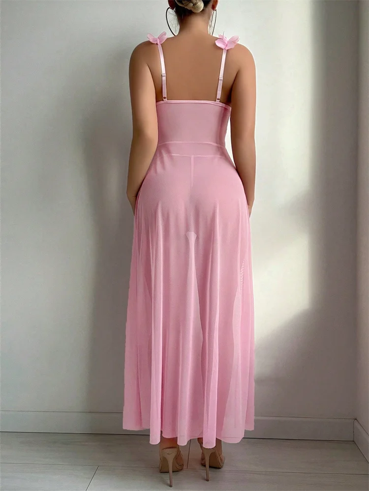 Pink Floral Sexy Nighties Wome - Summer Clothing Styles ulasan dan harga