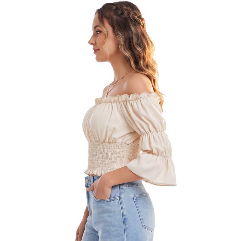 Renaissance Blouse Women Top w - Off Shoulder Blouse ulasan dan harga