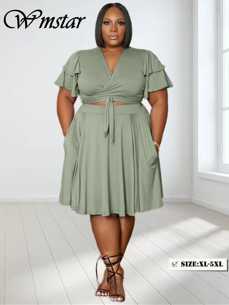Wmstar  2 Two Piece Women Clot - Summer Clothing Bundle ulasan dan harga