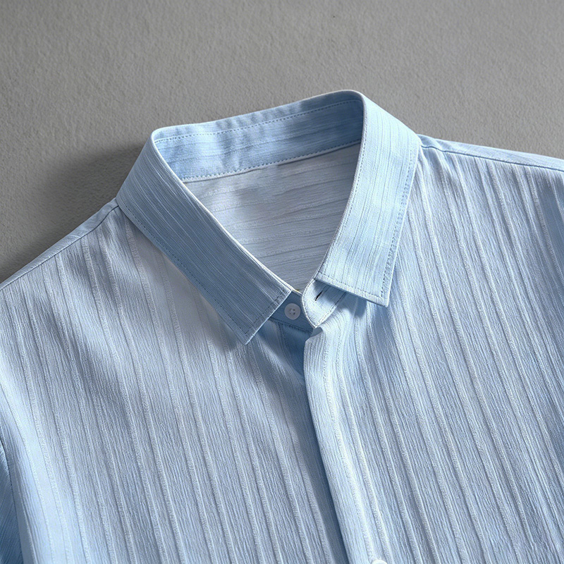 2026 New Men Vertical Wrinkle  - Summer Clothing Haul ulasan dan harga