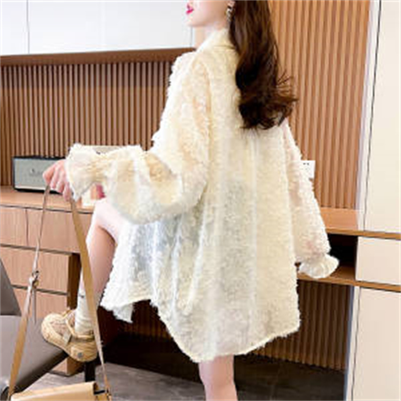 Female Korean Loose Lace Sun P - Summer Clothing Drop ulasan dan harga
