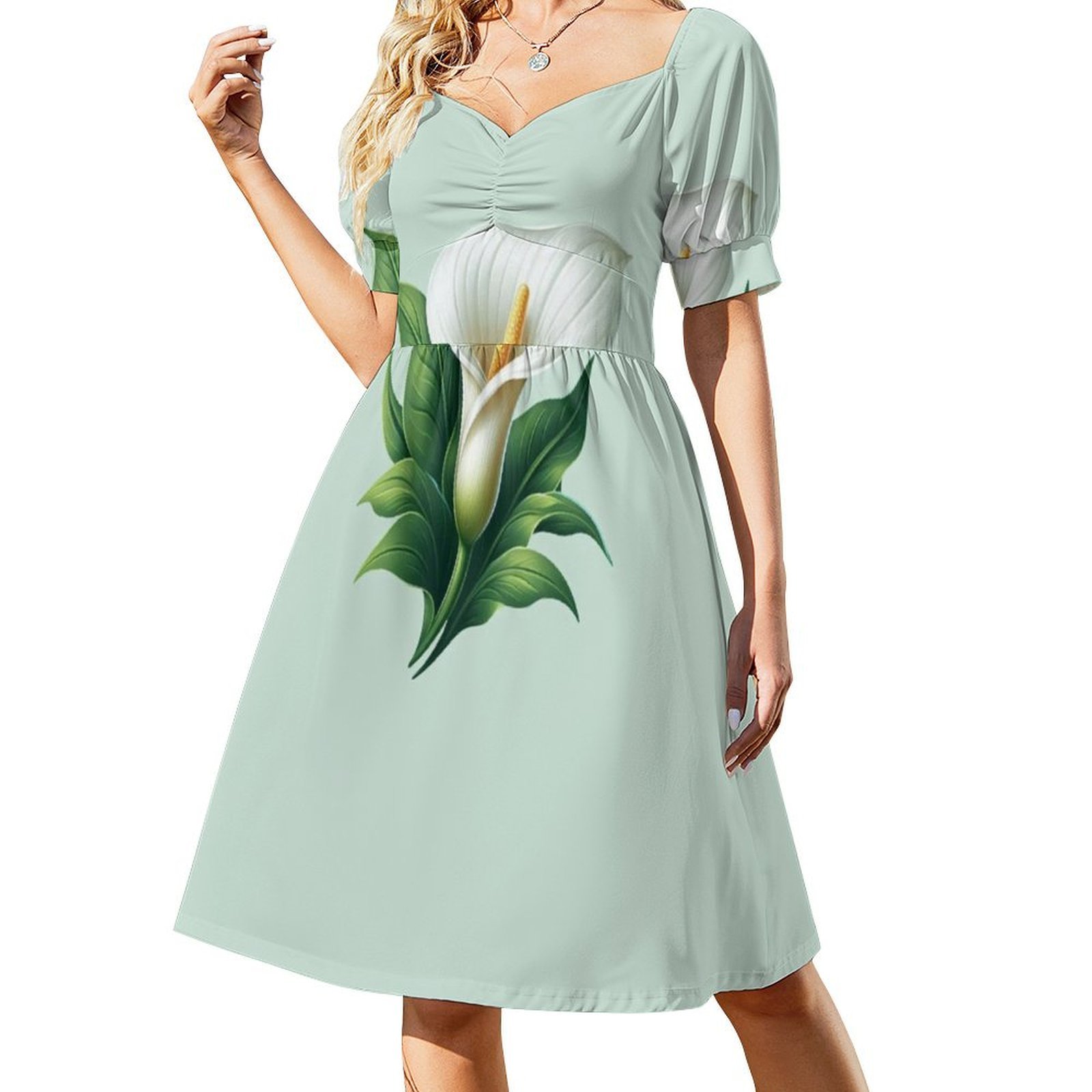 Calla Lily Preppy Style Mini D - Summer Clothing Styles For Women ulasan dan harga