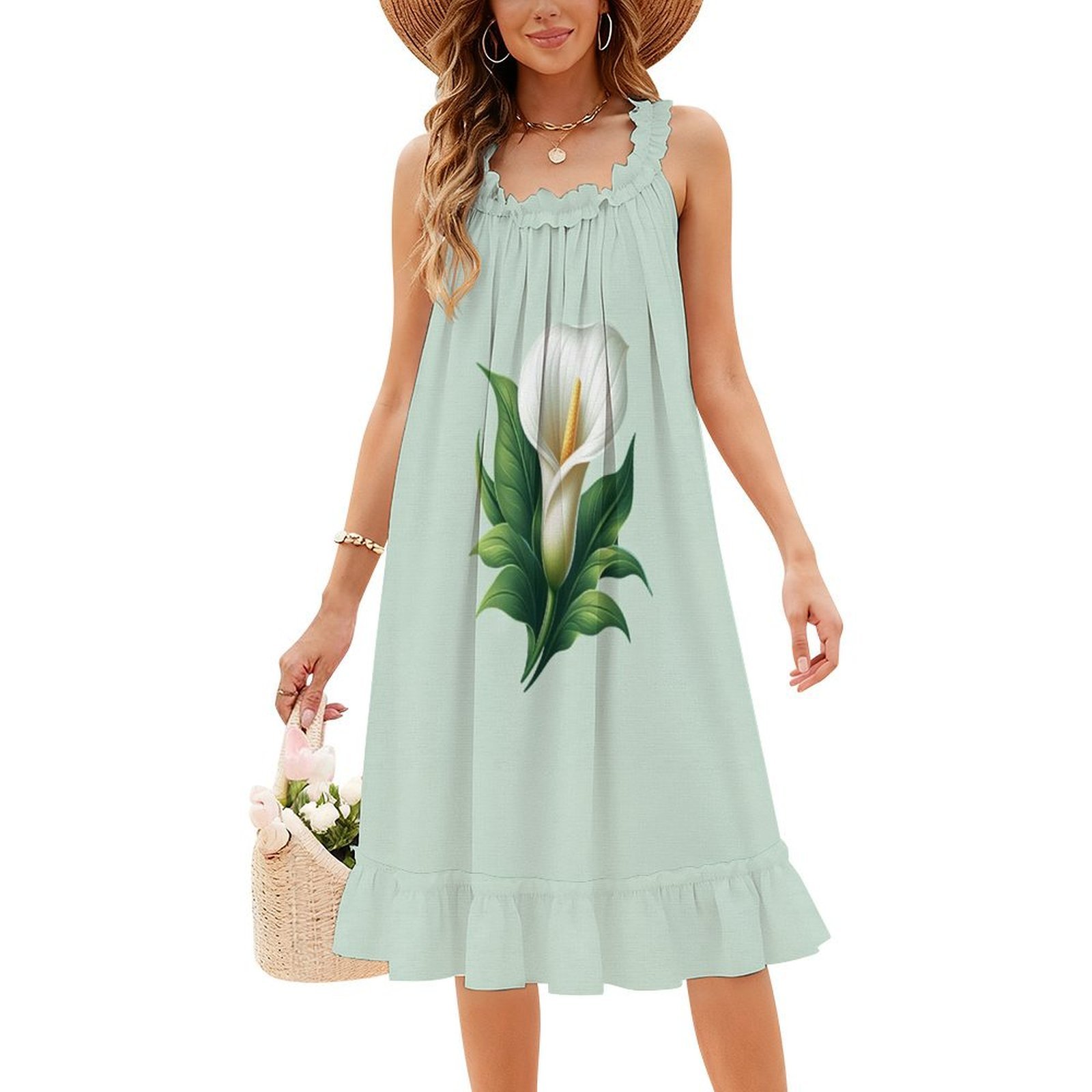 Calla Lily Preppy Style Mini D - Summer Clothing Styles For Women ulasan dan harga