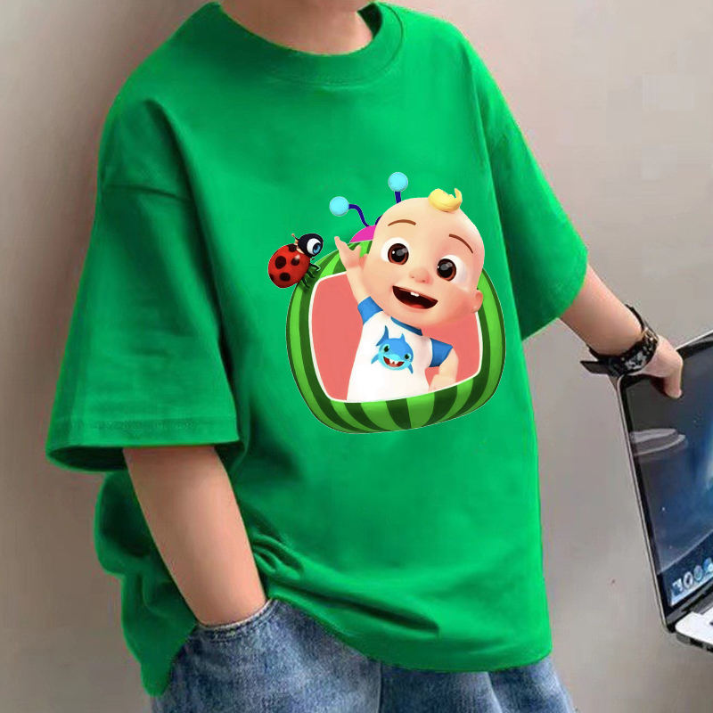 Cocomelons Baby T-Shirts Anime - Summer Clothing For Girls ulasan dan harga